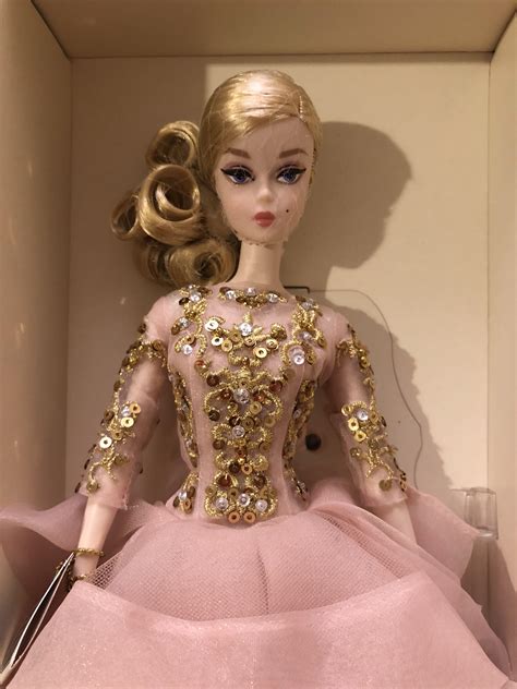 Blush & Gold Cocktail Dress Silkstone Doll Barbie Fashion Model ...