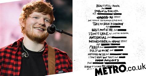 Ed Sheeran releases new album "No.6 Collaborations Project"