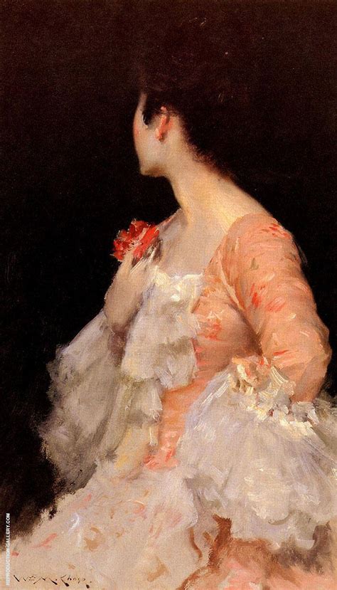 Portrait of a Lady by William Merritt Chase | Oil Painting Reproduction