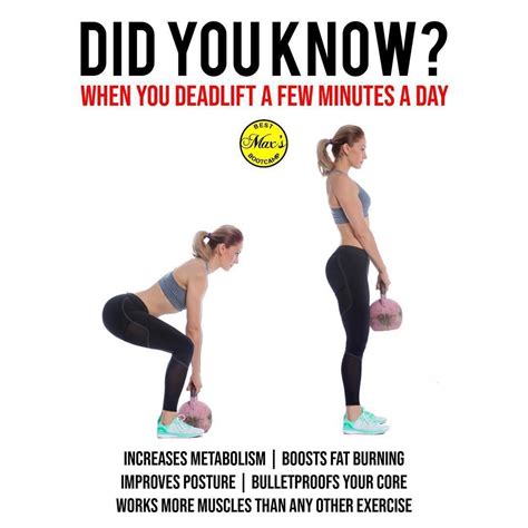 BENEFITS OF DEADLIFTS Did you know? Tag a friend. . @maxfit . As you ...