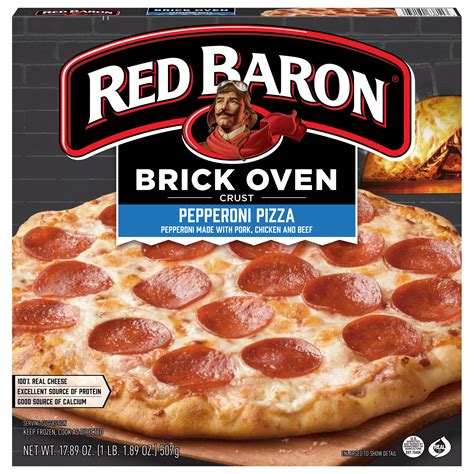 Red Baron Brick Oven Crust Frozen Pizza - Pepperoni - Shop Pizza at H-E-B