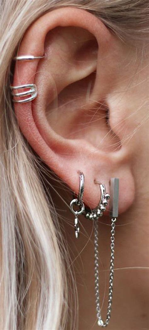 30 Free Ear Piercing Ideas | Earrings, Ear jewelry, Ear piercings