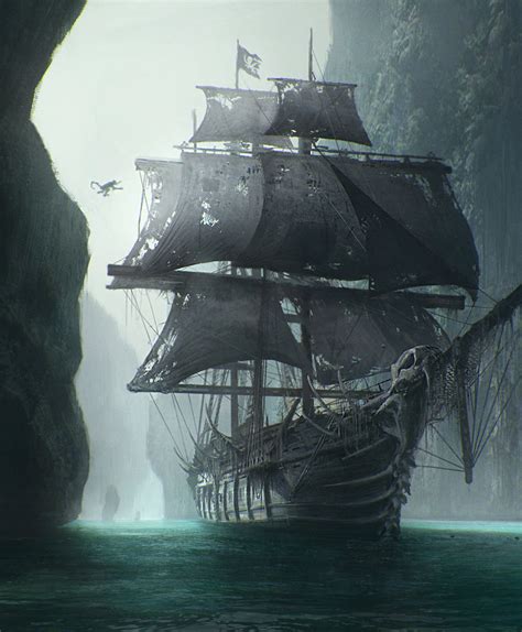 Realistic Pirate Ship Drawing at GetDrawings | Free download