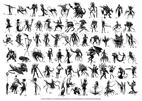 70 Thumbnail Sketches by AustenMengler on DeviantArt