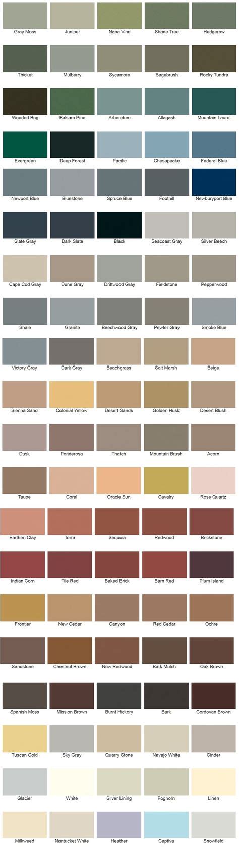 Deck Handbook: Stain Color Chart. Click to Enlarge — | Solid stain ...