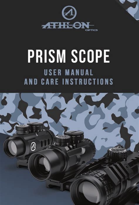 Instruction manual | Athlon | Prism Scopes