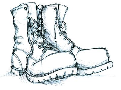 Michael Murdock - Illustration blog.: Combat boots.