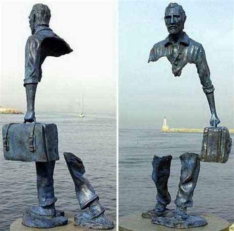 A travellers illusion | Art, Sculptures, Amazing art