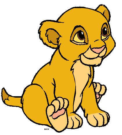 Baby Simba Clip Art Images | Disney Clip Art Galore