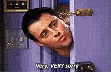 Very Sorry Joey GIF - VerySorry Joey Friends - Discover & Share GIFs