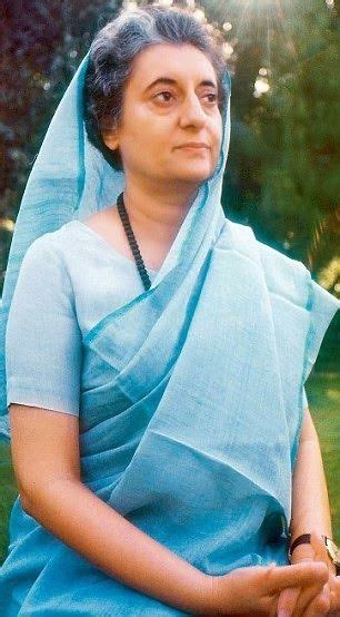 Indira Gandhi_Saree Inspiration ~ So-Saree Indira Gandhi, History Of ...