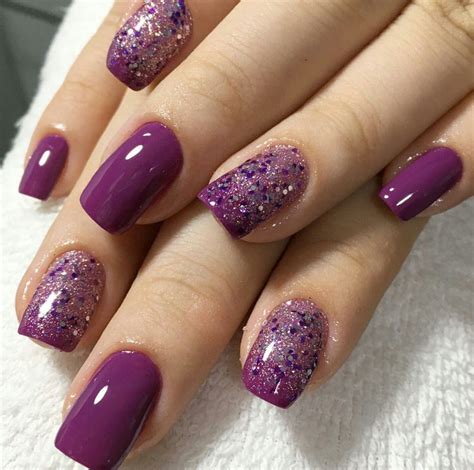 Images Of Purple Gel Nails - Memoiro Fasinner