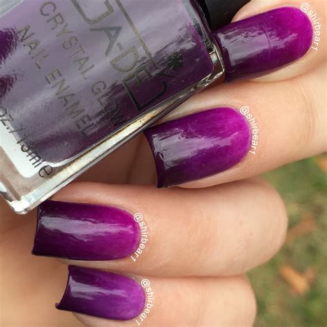 Purple gradient nails | Purple gradient nails, Nails, Nail arts