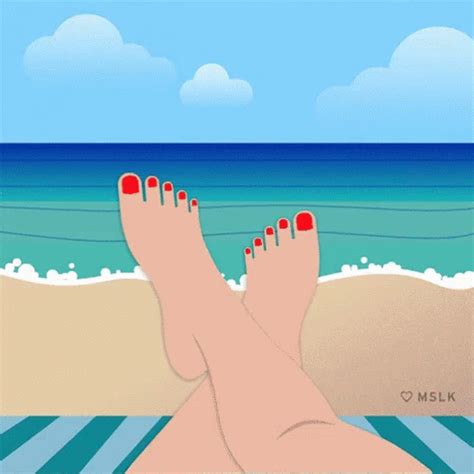 Feet Beach GIF - Feet Beach Relax - Discover & Share GIFs