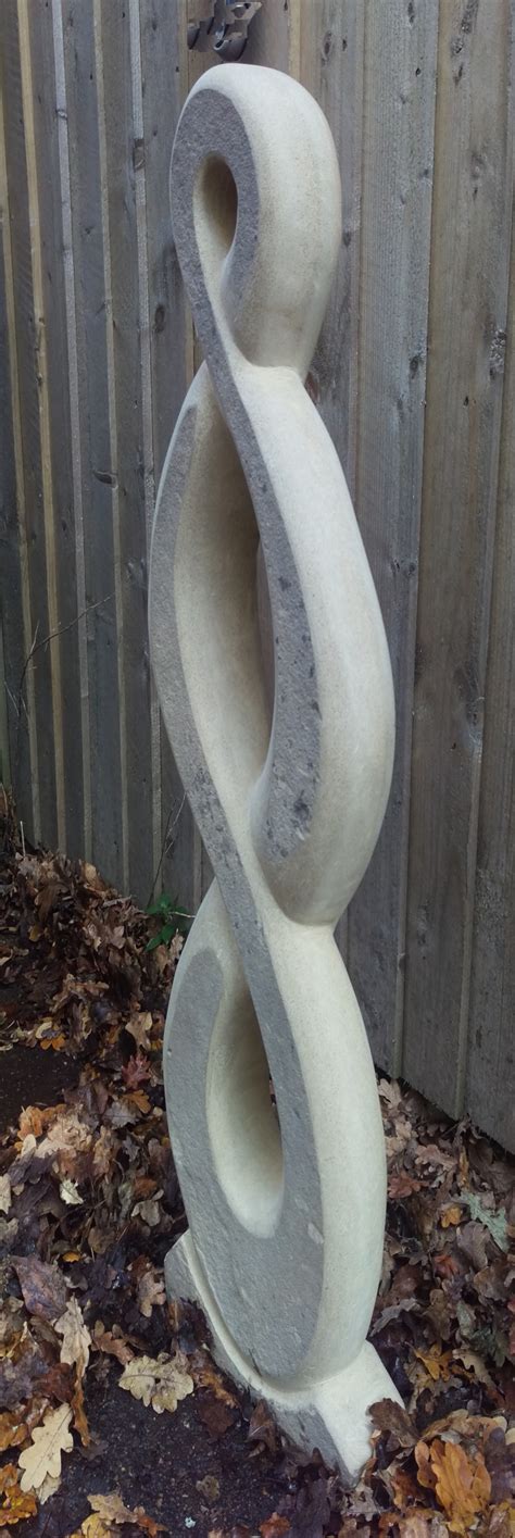 TWIST limestone sculpture • J.A.D Eclectic . Reclaimed 13th Century stone