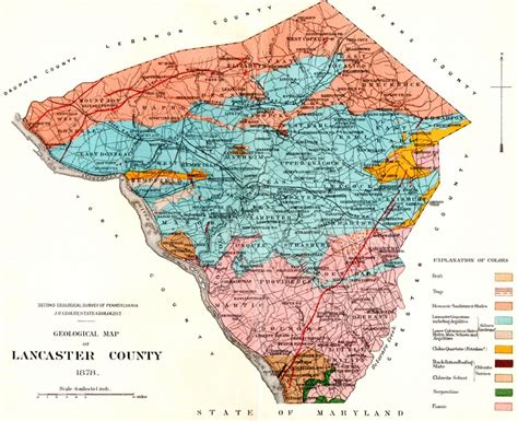 an old map of lancashire county in the late 19th century, showing its ...