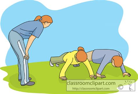 Education Clipart- physical_education_teacher_02 - Classroom Clipart