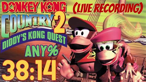 (Former WR) Donkey Kong Country 2 Any% Speedrun in 38:14 [Live ...