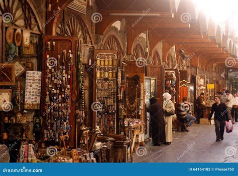 MIDDLE EAST SYRIA DAMASKUS OLD TOWN SOUQ MARKET Editorial Photography ...