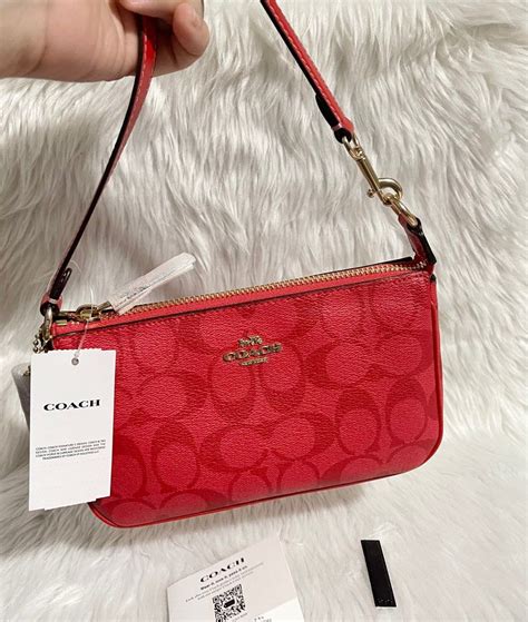 Original Coach Nolita 19 in Signature Miami Red, Women's Fashion, Bags ...