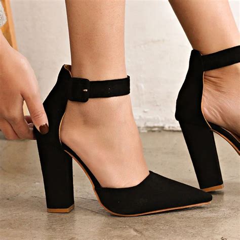 Women Pumps Ankle Strap Women Helels For Wedding Shoes Women Heels ...