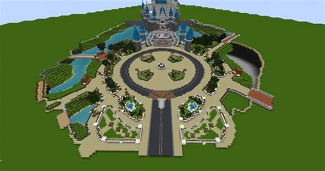 Disney world 1:1 scale Minecraft Map