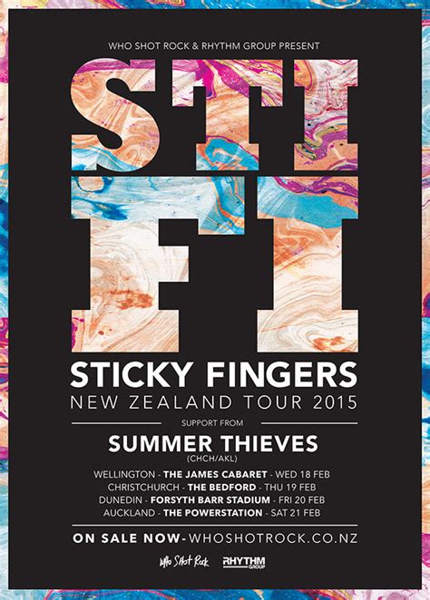 Sticky Fingers Tour Poster on Behance