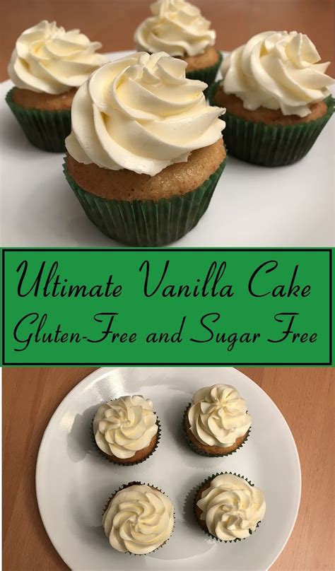 Ultimate Vanilla Cake - Gluten-free & Sugar free | Sugar free cake ...