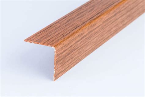 Wood Effect Plastic PVC Corner 90 Degree 2.5 Meters Angle Trim Wall ...