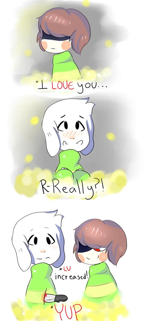 i LOVE you -Chara and Asriel comic- by SunnyCheerios on DeviantArt