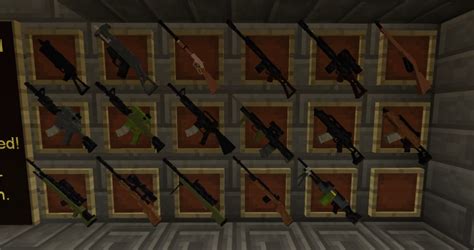 Custom Guns Resource Pack 1.12.2 / 1.11.2 | Texture Packs