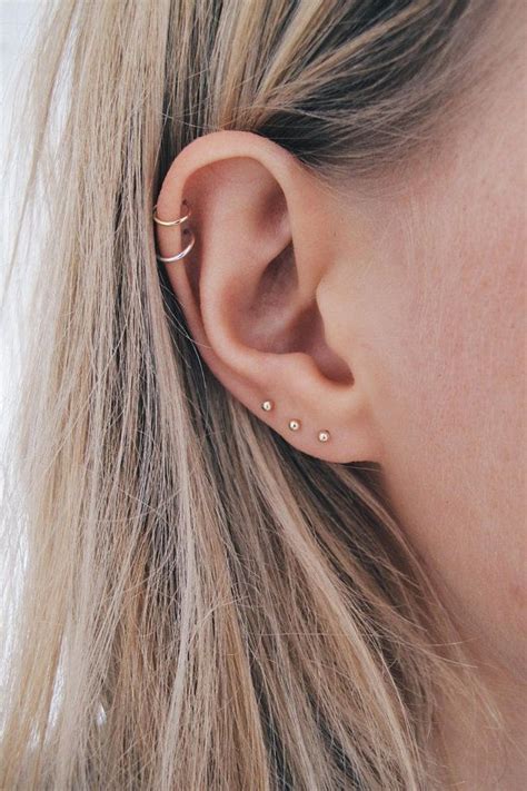 Ear Piercing | Earings piercings, Ear piercings, Cute ear piercings