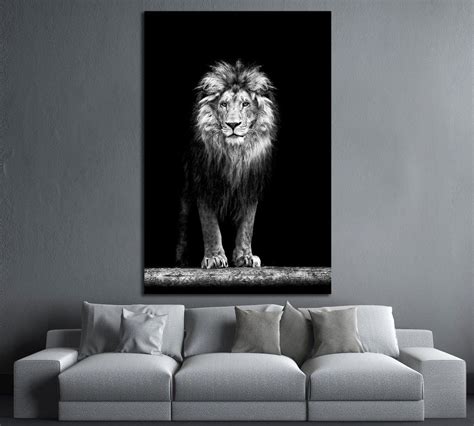 Beautiful Lion №189 Ready to Hang Canvas Print | Lion canvas, Lion ...