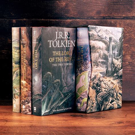 The Hobbit & The Lord Of The Rings Boxed Set, The Illustrated Editions ...