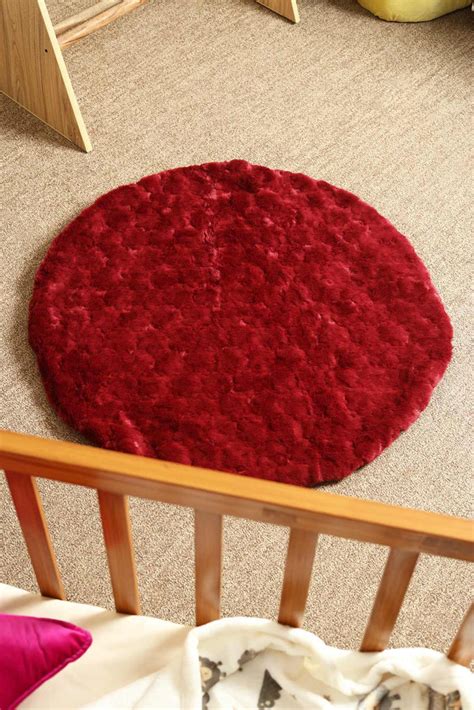 Faux Fur Nursery Round Rug – Tifl