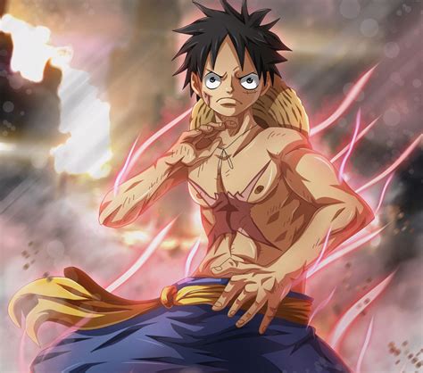 #Anime One Piece #Angry Black Eyes Black Hair #Boy Monkey D. Luffy # ...