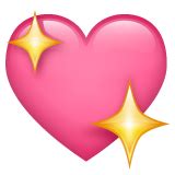 💖 Sparkling Heart Emoji on WhatsApp 2.19.352