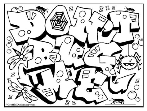 Graffiti Letters Coloring Pages at GetDrawings | Free download