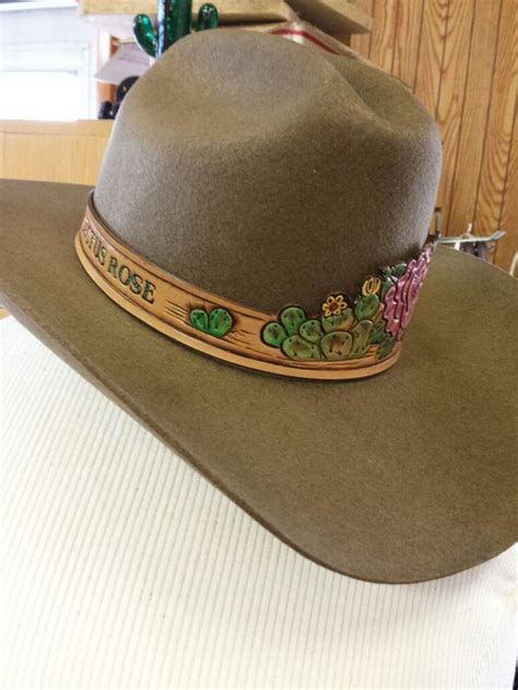 Custom hat band by Flying F Leather | Leather wedding shoes, Cowboy hat ...