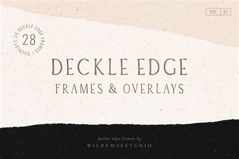 Deckle Edge Frames & Overlays Vol. Itextures | textures patterns ...