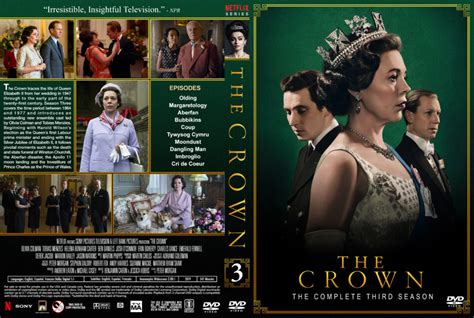 The Crown - Season 3 R1 Custom DVD Cover & labels - DVDcover.Com