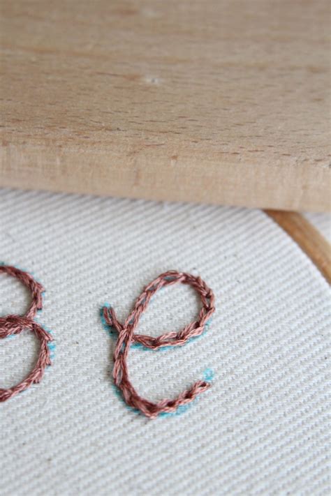 How To Embroider Letters By Hand For Beginners - Crewel Ghoul