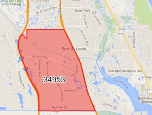 34953 Zip Code Map