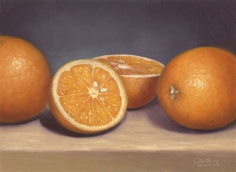 paintings of oranges | Oranges Oil Painting by Faith Te | Daily ...