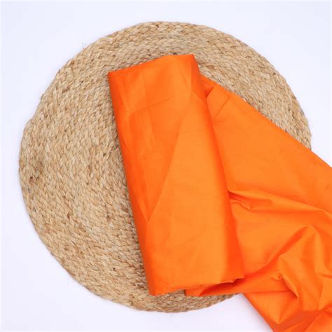 Orange Plain Linen Fabric – fabricbysinghanias