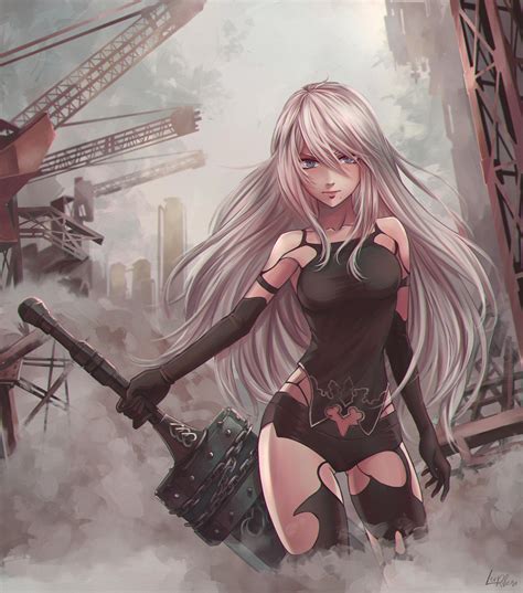 Download Nier Fanart Gif - Kurofa