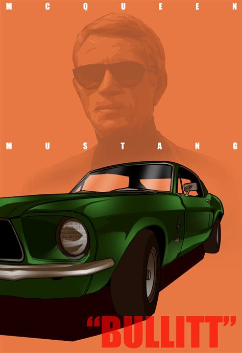 Steve Mcqueen Bullitt Poster