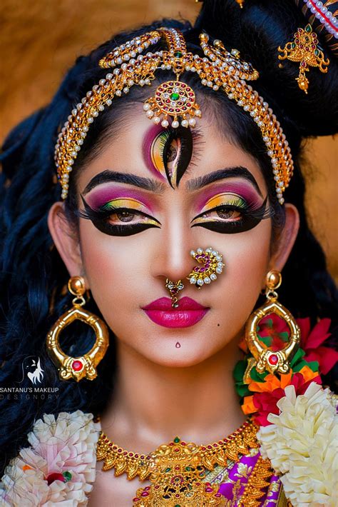 Lalita Parameshwari South Indian Godess | Goddess makeup, Makeup ...