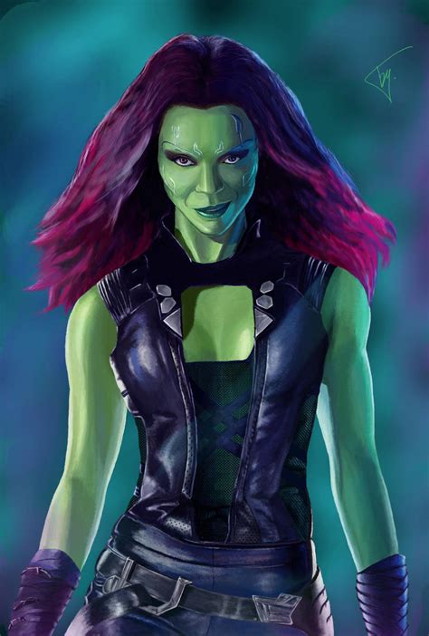 Gamora by MillenniumPainter on DeviantArt