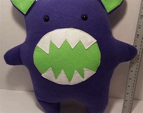 Purple People Eater Plush - Etsy